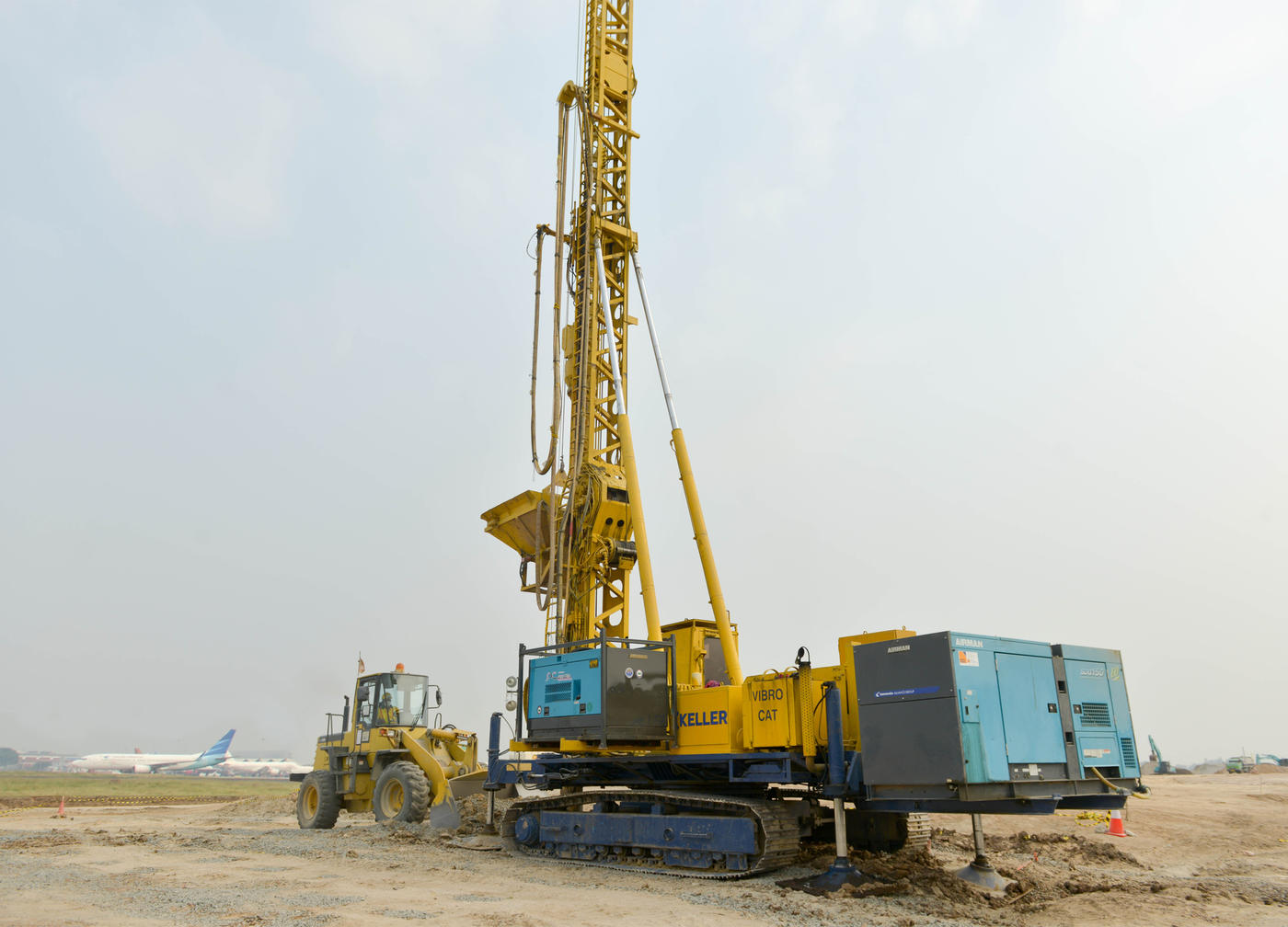 Vibro Stone Column designed to mitigate potential liquefaction in Indonesia's capital airport