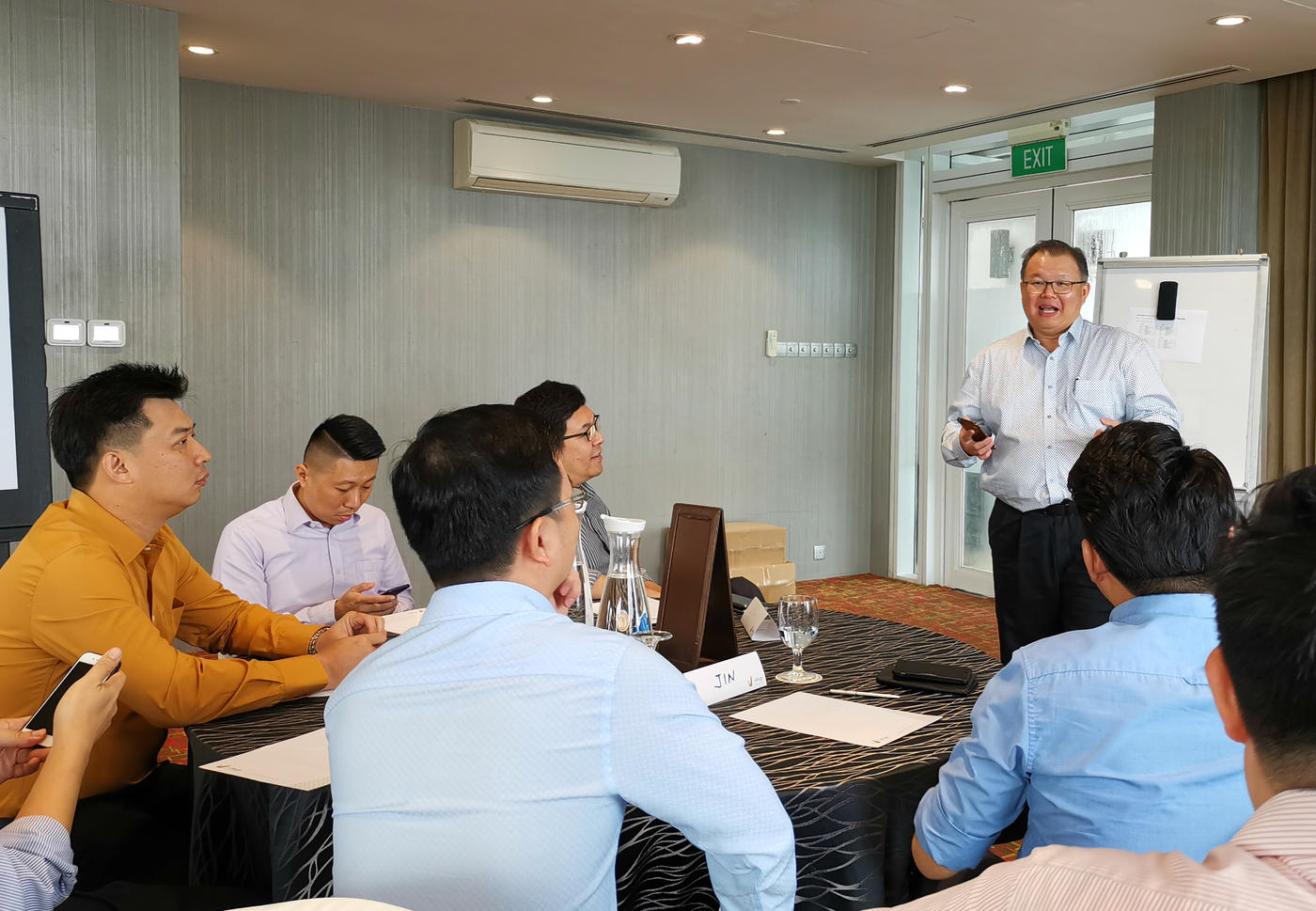 Keller ASEAN employees in a training sessions